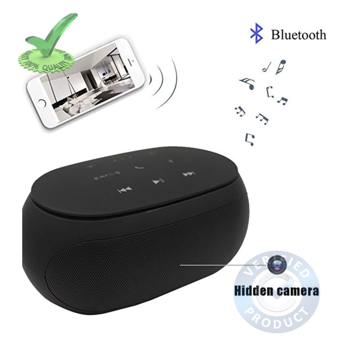 4k WiFi Spy Hidden Camera with Recorder in Bluetooth Speaker 4k WiFi Spy Hidden Camera with Recorder in Bluetooth Speaker